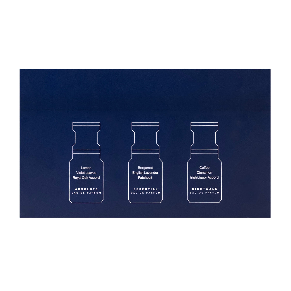 Hackett Miniature Eau de Parfum Geschenkset On the Go - Essential 20ml + Absolute 20ml + Nightwalk 20ml