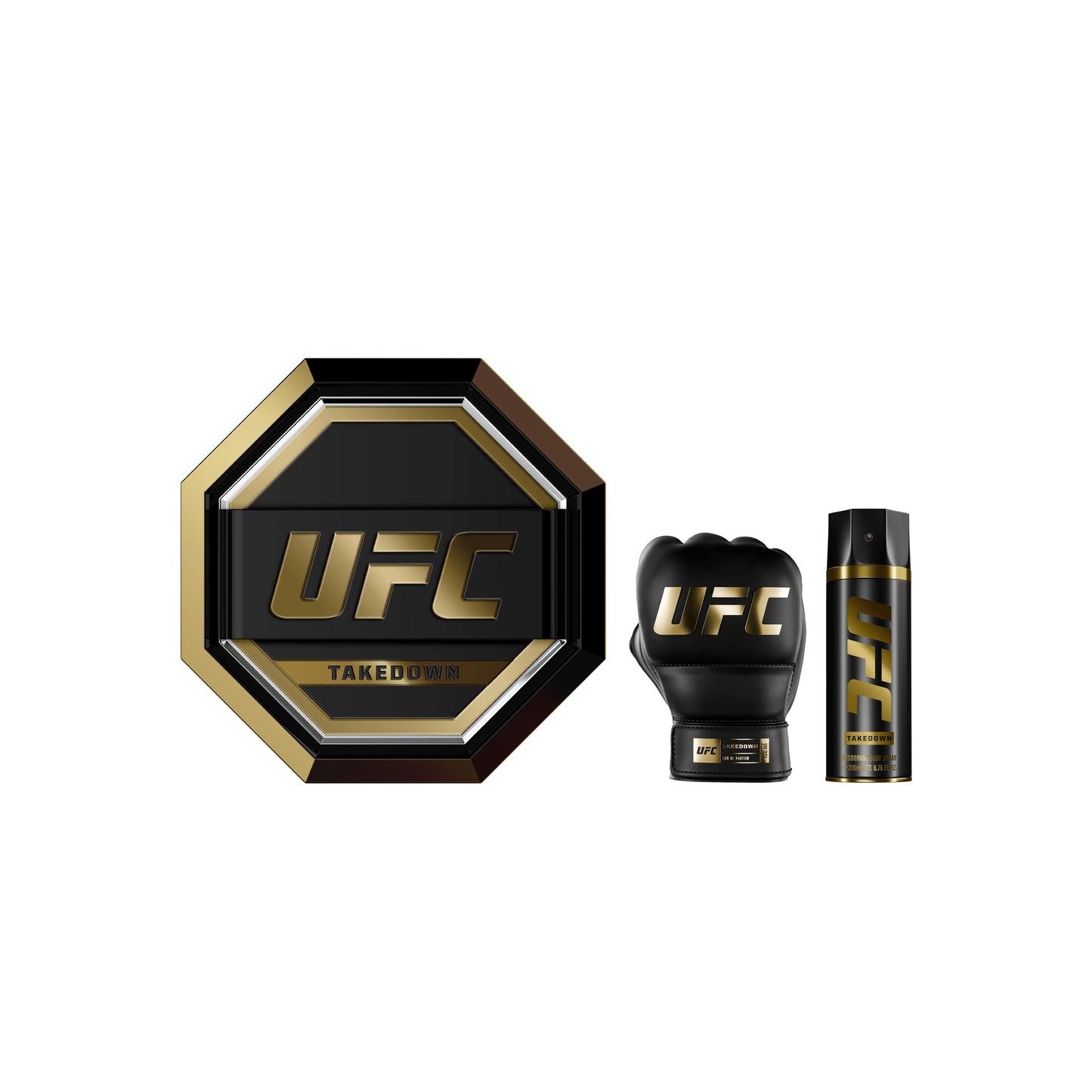 UFC Takedown Geschenkset Herren Eau de Parfum 100 ml + Bodyspray 200 ml