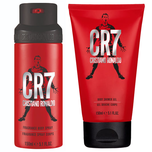 Cristiano Ronaldo CR7 Geschenkset Shower Gel 150ml + Bodyspray 150ml
