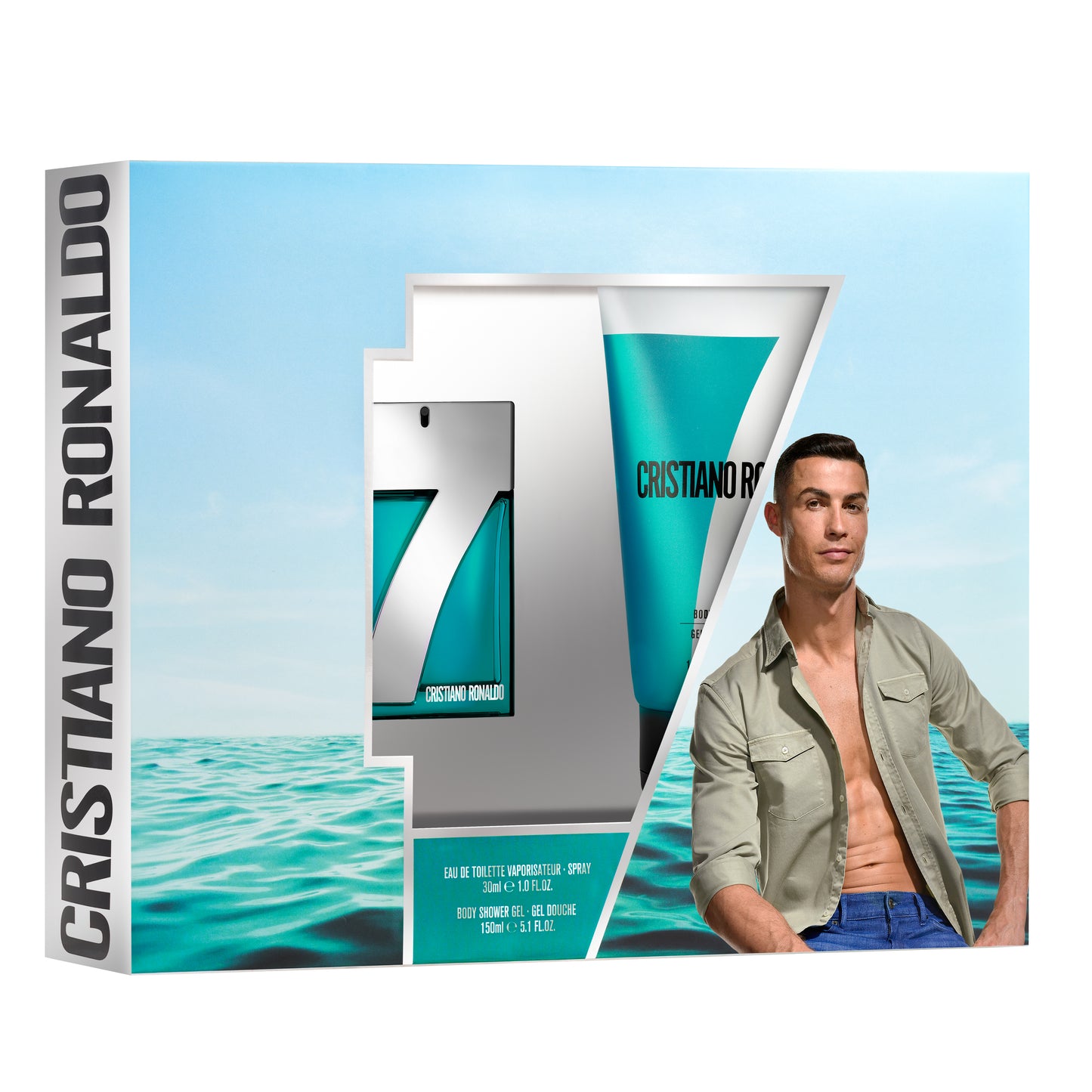 Cristiano Ronaldo 7Origins Geschenkset Eau de Toilette 30ml + Shower Gel 150ml