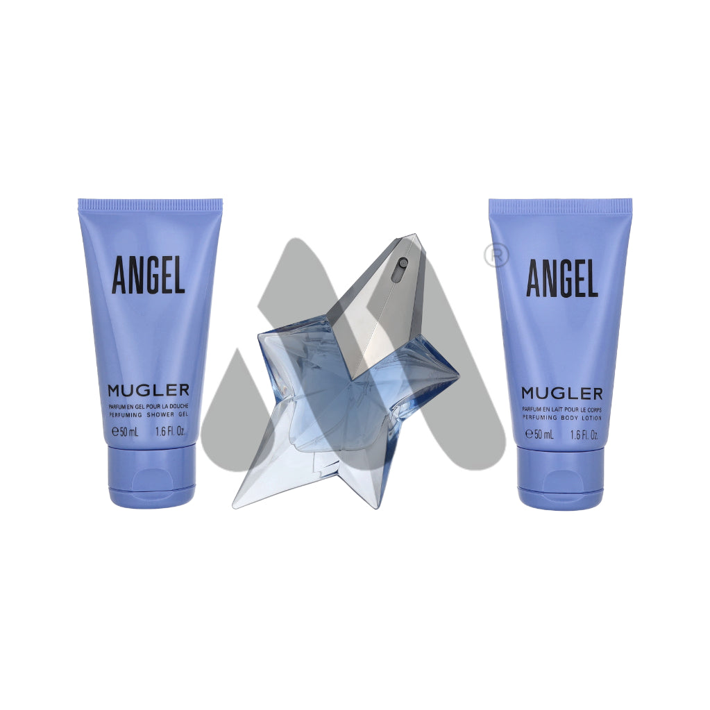 Thierry Mugler Angel Geschenkset EdP Refillable 25ml + Shower Gel 50ml + Body Lotion 50ml