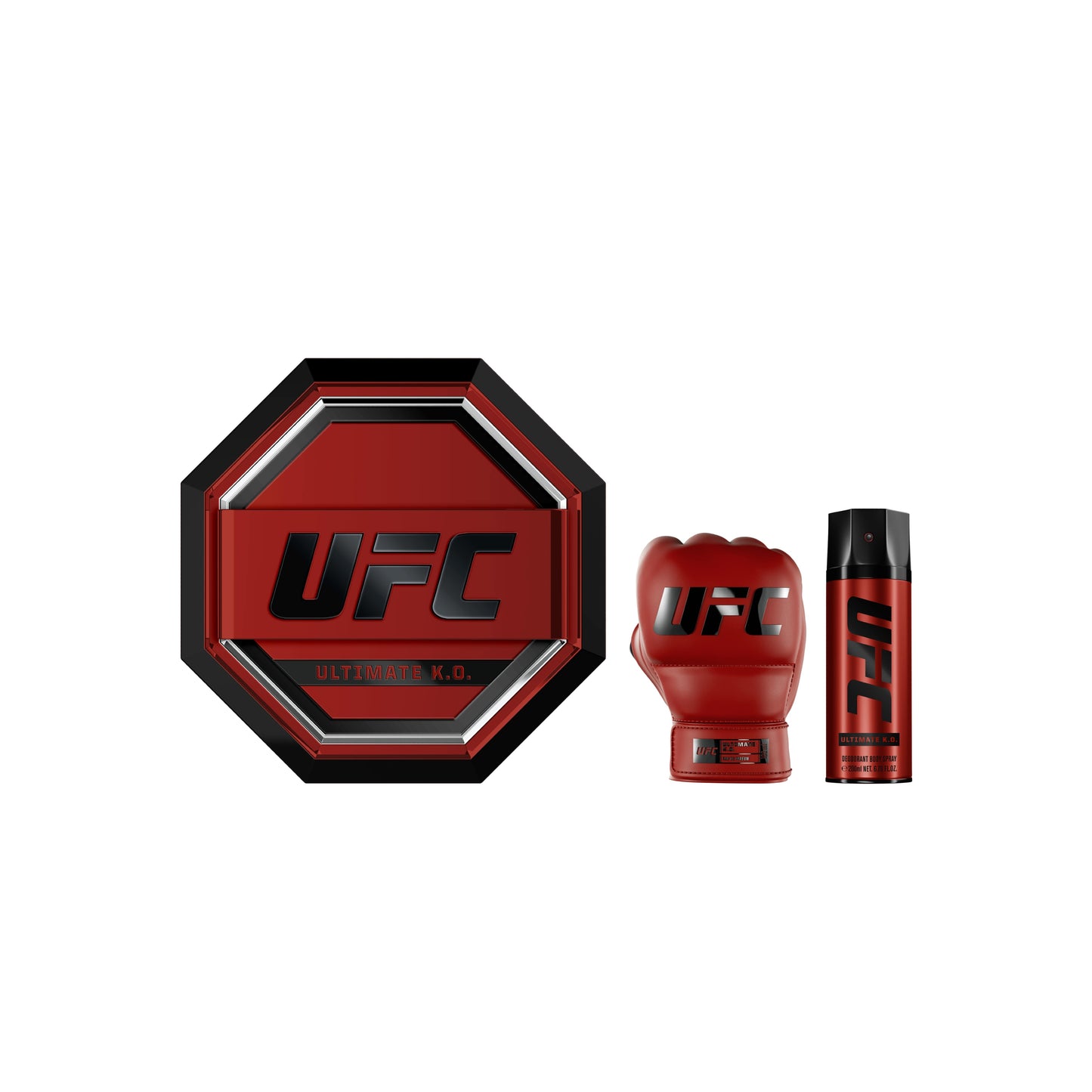 UFC Ultimate K.O. Geschenkset Herren Eau de Parfum 100 ml + Bodyspray 200 ml