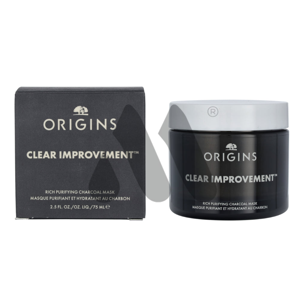 Origins Clear Improvement Rich Purifying Charcoal Mask - Aktivkohle Maske 75ml